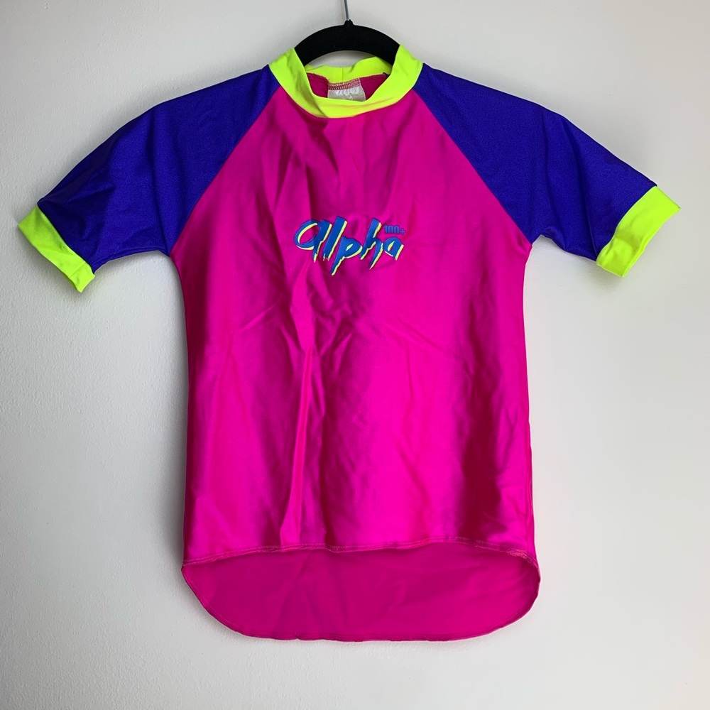 Alpha rash guard swim shirts 100+ SPF/UPF